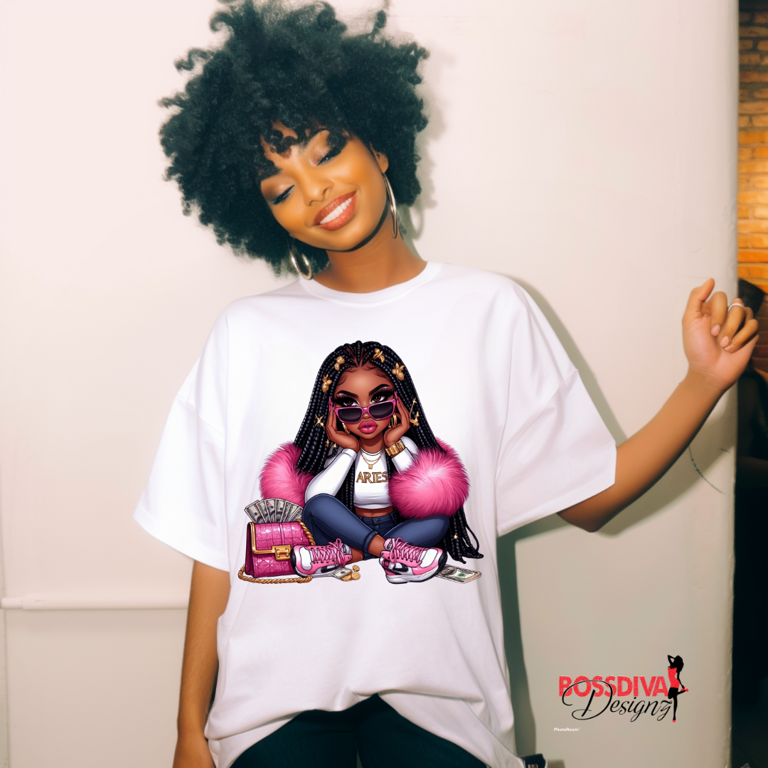 Zodiac Baddie Tee