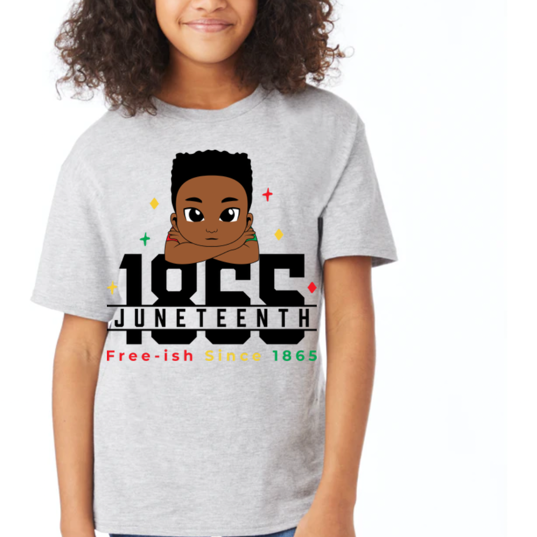 Afro Kids Juneteenth Tee