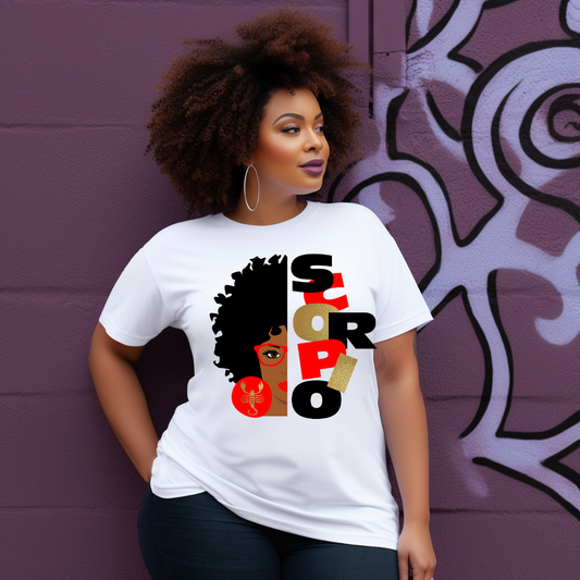 Afro  Zodiac Tee
