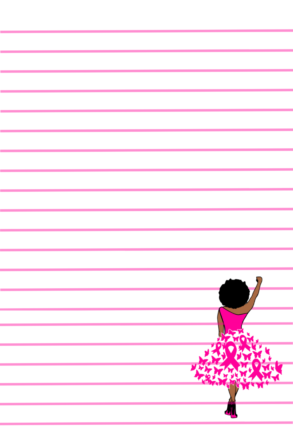 Pink Lady Notepad