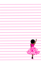 Pink Lady Notepad