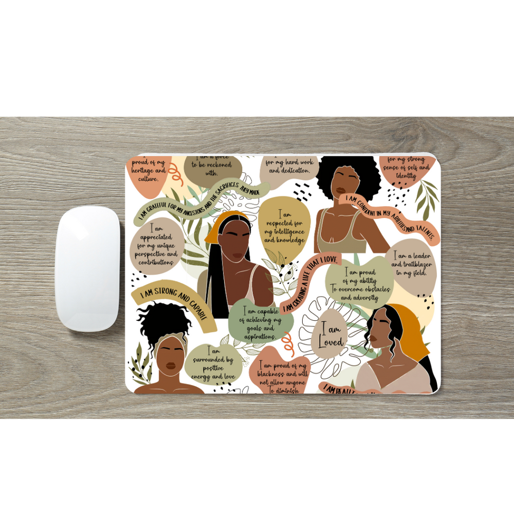 Black Women Affirmation Mousepad