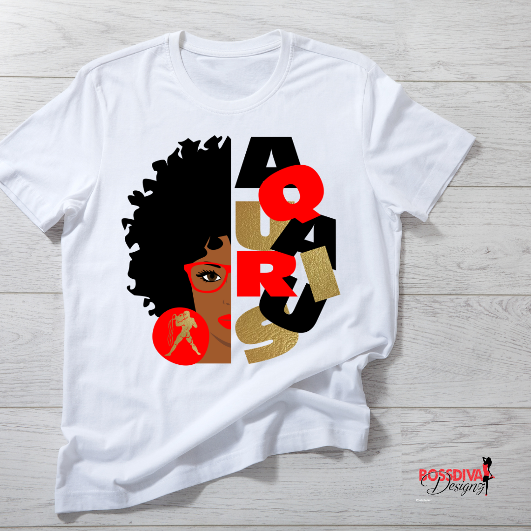 Afro  Zodiac Tee