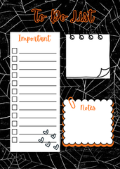 Black Web Notepad