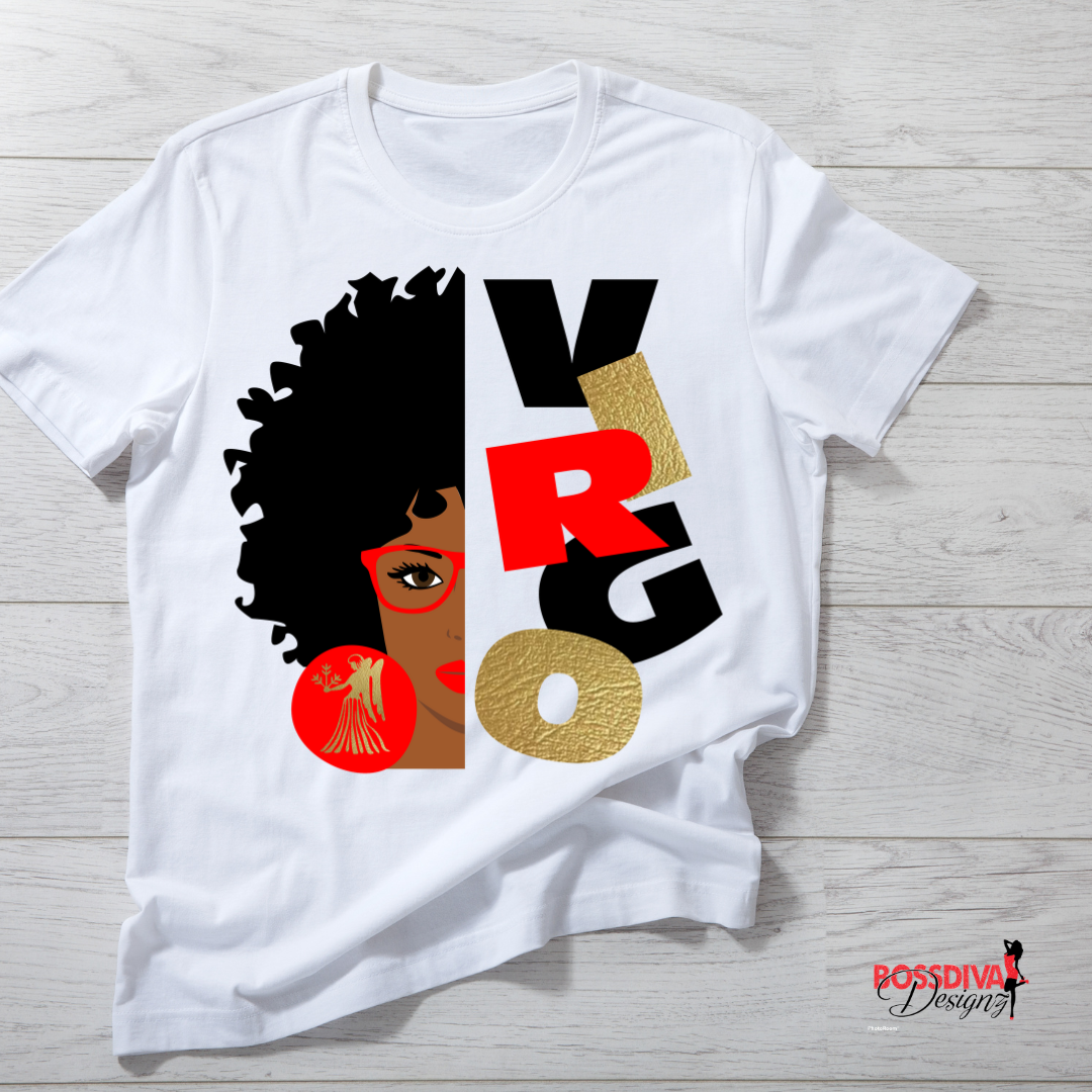 Afro  Zodiac Tee