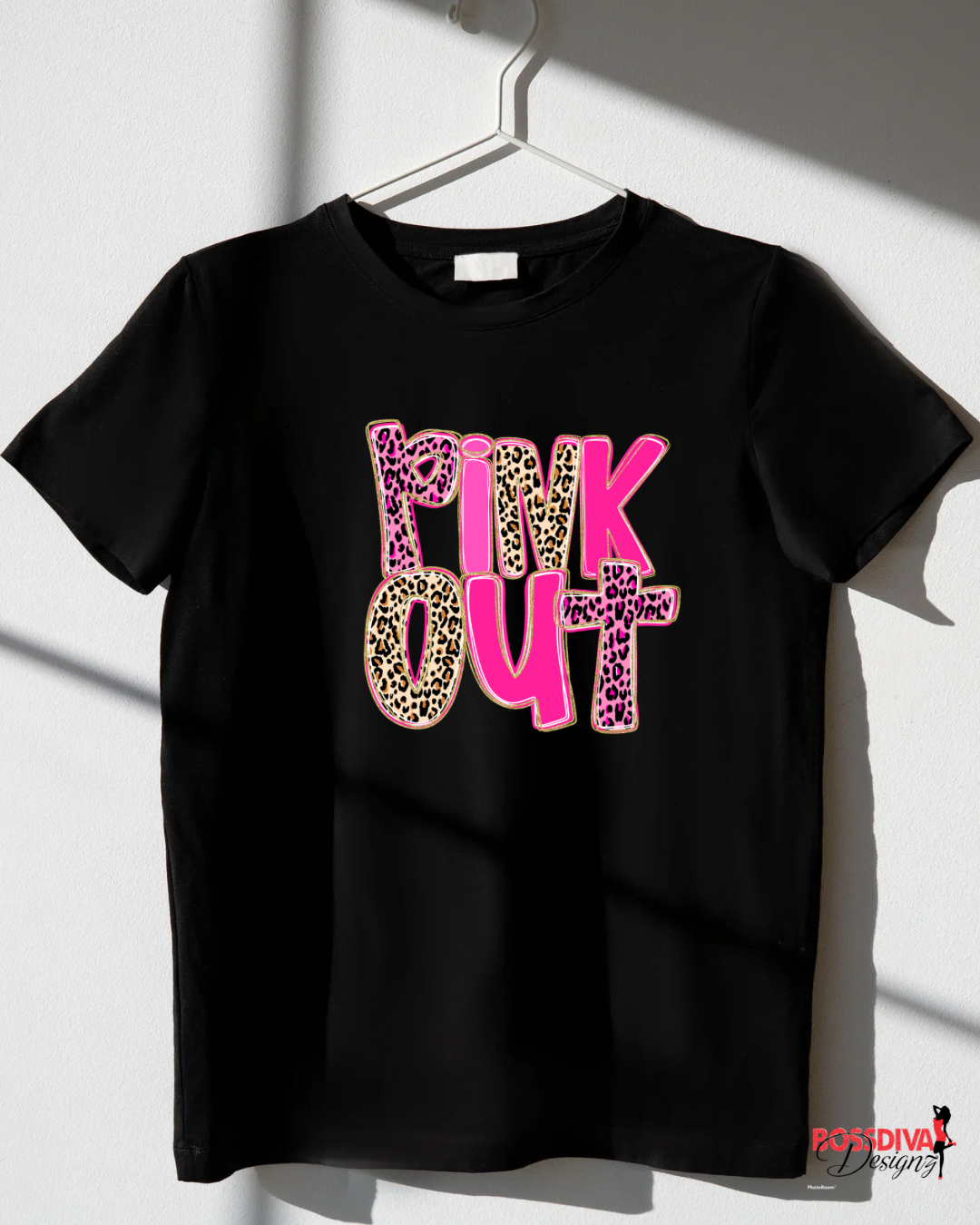 Breast Cancer Leopard Tee