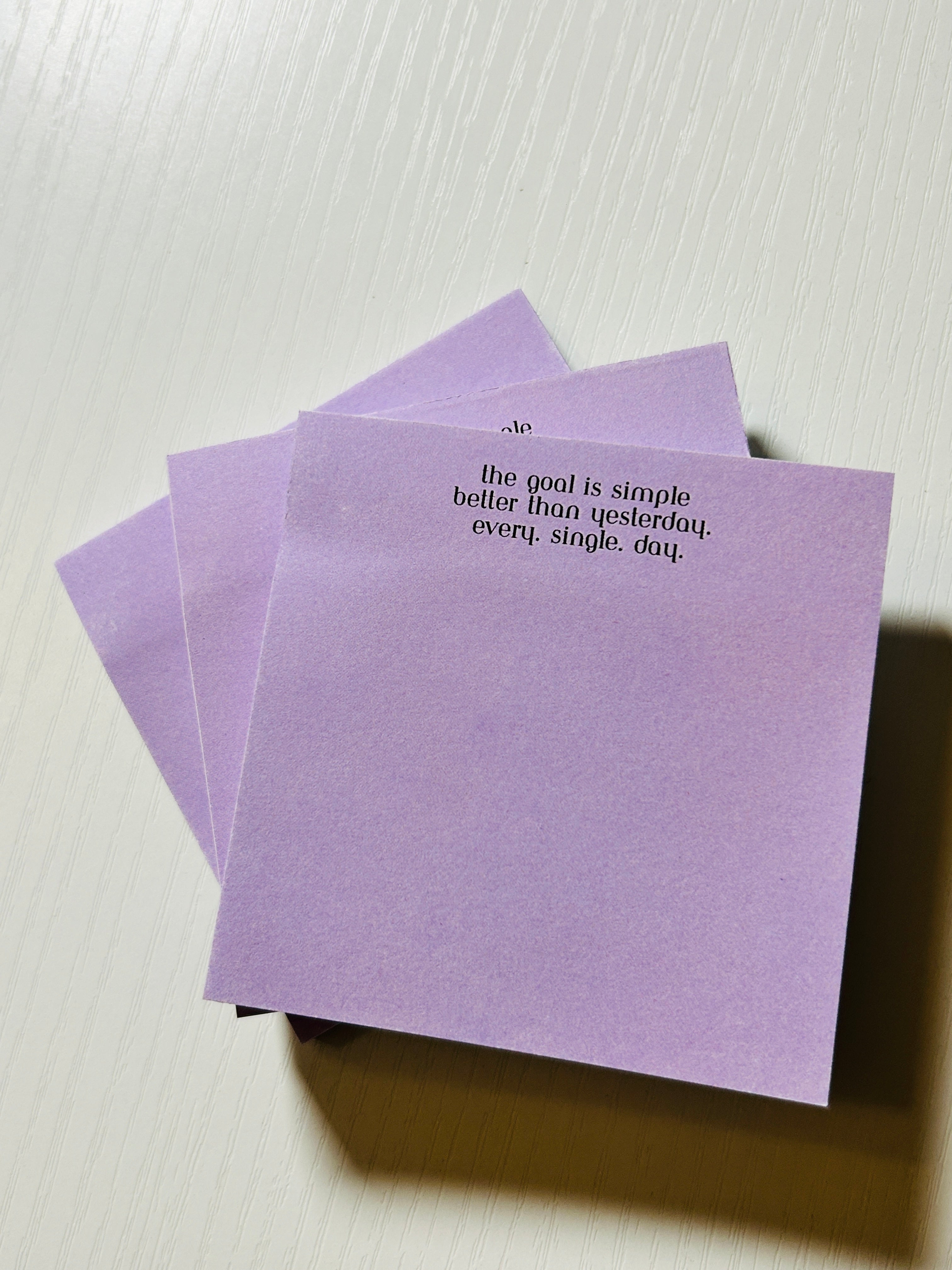 Pretty Purple Sticky Notes