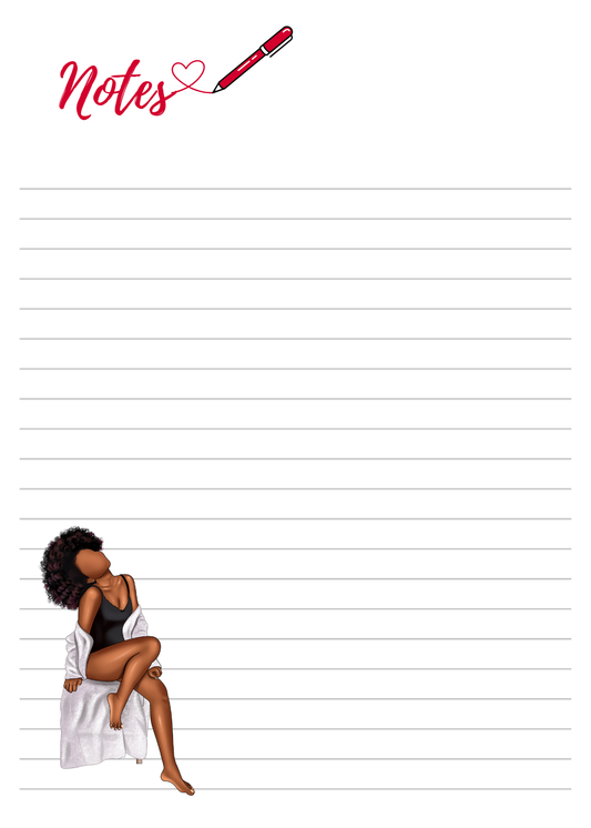 Black Beauty Notepad