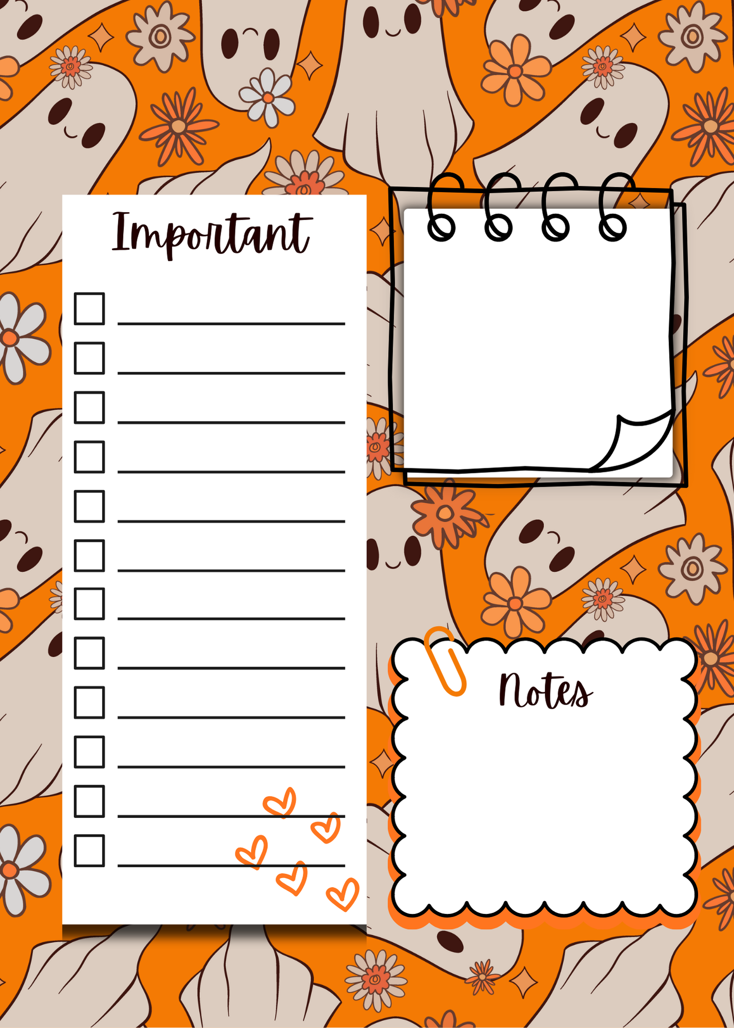Pretty Ghost Notepad