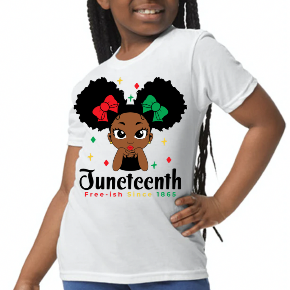 Afro Kids Juneteenth Tee