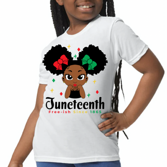 Afro Kids Juneteenth Tee