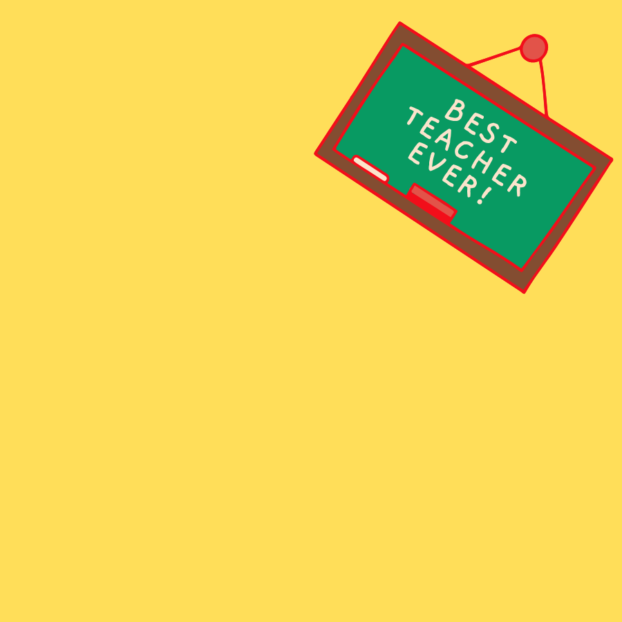 Yellow Teacher Sticky Notes