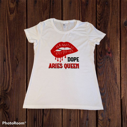 Dope Zodiac Queen Tee White
