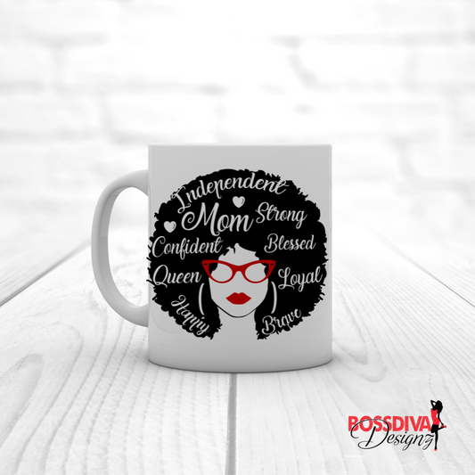 Afro Mom Mug