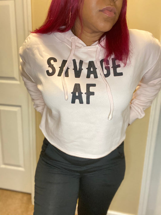 Savage Cropped Hoodie